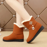 Boots Women Winter Shoes Woman Non Slip Boots Crystal Casual Ankle Boots Ladies Warm Plush Comfort Female Footwear