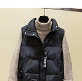 Women Sleeveless Jacket Fall Short Coat Women Waistcoat Female Body Warmer Ladies White Vest Witner Chalecos Para