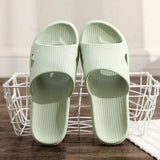 New Slippers Female Indoor Household Simple Bathroom Bath Non-Slip EVA Sole Sandals And Slippers Summer Men's Home