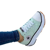 Large Size Strapped Canvas Shoes Women's 2024 New Women's Casual Single Shoes With High Upper And Shallow