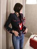Elegant Office Women Jacket Chic Temperament Formal Vintage Single Breasted Slim Coat Suit Outerwear Blazer Spring