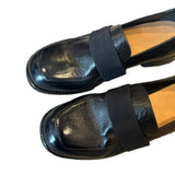 British Style Small Leather Shoes Shoes Female Black Thick Heel Single