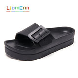 Platform Slippers Women Shoes EVA Home House Slippers 2021 Pink White Black Casual Beach Sandals Slides Female flip