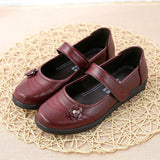 Flat Shoes Casual Women Loafers Soft Leather Women's Moccasins Shallow Boat Shoes Fashion Velcro Female Shoes Zapatos