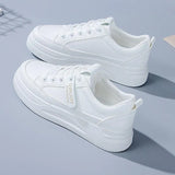 Breakj Version Of Fashion Small White Shoes Women 2025 Summer New College Style Shoes Loose Cake Thick-Soled Casual