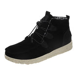Lace Up Flock Footwear Ladies Casual Sewing Female Shoes Plus Size Women Ankle Boots Winter Women's Warm