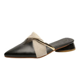 For Baotou Semi-Slippers Women's 2024 New Summer Women's Shoes Muller Shoes Fashion Sandals And