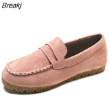 Women's Loafers Moccasins Woman Soft Bottom Non Slip Female Flats Shoes 2023 Autumn Spring Slip On Sewing Ladies Lazy Shoes