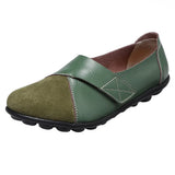 Orthopedic PU Leather Loafers Soft Sole Casual Flats Shoes for Women