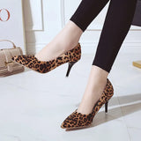 Size 35-44 Shoes Woman High Heels Pumps 8cm Tacones Pointed Toe Stilettos Talon Femme Sexy Ladies Wedding