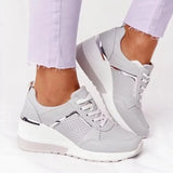 Breakj Flat-Bottomed Casual Shoes In The Autumn Of 2023 New Thick Bottom Slope And Old Dad Shoes With Slopes And Sneakers For