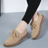 Breakj And Winter New Cowhite Flat And Korean Version With Casual Small Leather Shoes British Style Women's Shoes Flat Bullock Single