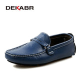 PU Leather Men Casual Shoes Classic 2021 Mens Loafers Moccasins Breathable Slip On Black Driving Shoes Big Size