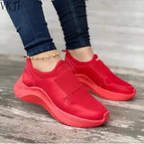 Sneakers Platform 2021 Summer Women's Vulcanized Shoes Solid Color Casual Female Flats Sneaker Mesh Ladies Sports