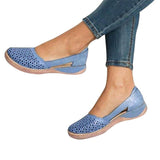 Women's Sandals Summer Handmade Ladies Shoes Leather Breathable Sandals Women Flats Retro Style Cusomized Dropship