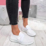 Women Shoes Platform Women Sneakers Summer Mesh Comfy Sock Shoes Soft Rubber Sole Slip-On Hot Flat Woman Vulcanize