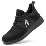 Safety Men Shoes Anti-Smashing Working Male Sneakers Indestructible Men's Casual Shoes Lightweight Safety Ankle Boots