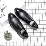 Breakj Men's Shoes Large Size British Formal Shoes 45 46 Men's Shoes