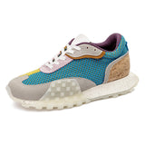 Men's Casual Shoes Portable Breathable Summer Running Net Male Sneakers Trend Old Dad Walking Shoes Retro Jogging