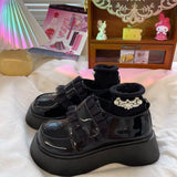 2022 Lolita shoes new kawaii Japanese girls platform shoes JK uniform Mary Janes shoes cute college girls loafers women