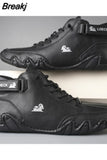 in Casual Shoes Men Sneakers 2023 Male High Top Sneakers Winter Warm Designer Fashion Loafers Lace Up Shoes Men Ankle