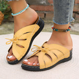 Breakj Slopes And Slippers Summer New Bow Fish Mouth Cold Slippers Rocking Line Beach Cool