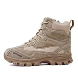 Military Combat Boots Men Genuine Leather US Army Hunting Trekking Camping Mountaineering Winter Work Shoes Bot