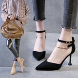 Breakj New Simple Sexy Nightclub Stiletto Shallow Mouth Pointed Out A Word With Single