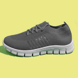 Sneaker Round Head Mesh Women Flat Shoes Breathable Trainer Walking Platform Buttom Casual Sneaker Lace Up Tenis