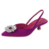 Summer shoes for women 2022 New Women's Shoes Wedding Shoes Sequined Exposed Documentary Shoes Pointed Toe Temperament