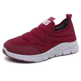 Winter Vulcanized Shoes Warm Fur Sneakers Soft Slip Shoe On Flat Mom Ladies Casual Comfortable Female Snow 2021
