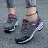 Breakj And Winter Outdoor Hiking Shoes Thick Soles High Rocking Shoes Anti-Slip Soft Soles Mother Shoes Leisure Tourism Women's Shoes