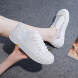 White Shoes Women 2024 New Summer Thin Net Shoes Women Breathable Net Surface Sports Casual Shoes Children