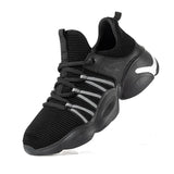 Fashion Work Boots Safety Shoes Men Steel Toe Shoes Puncture-Proof Work Sneakers Indestructible Male Shoes Adult Work