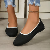 Breakj Fashion Large Size Round Head Shallow Mouth New Casual One Foot Pedal Single Shoe