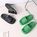 Women Summer Slippers 2023 Design Simple Soft Non-Slip Comfort Flat Sandals Indoor Bathroom Couples EVA Slides Chaussure
