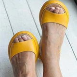 Sandals 2020 Flip Flops Candy Color Summer Rome Slip-On Breathable Non-slip Shoes Sandal Woman Slides Solid