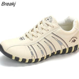 Women's sneakers Sports shoes woman Fashion Striped Lace up Running Casual shoes women Trainers Comfortable Size 41 Sturdy