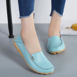 Hot Sale Women Round Head Shoes Solid Color Sewing Women Summer Comfy Flat Sneakers Leisure Walking Femininas Footwear Plus
