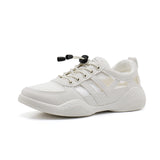 Breakj Breathable Small White Shoes Female Mesh Face 2024 Summer New Korean Version Student Board Shoes Female Platform Mesh Shoes Female HY