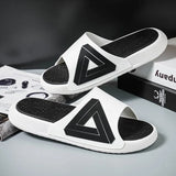 Men's Summer Outdoor Trend Soft Bottom Flip Flops Men's Non-Slip Outer Wear Fashionable Beach Sandals And