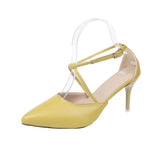 yellow Shoes Women Pumps Fashion Women Office Shoes Sexy High Heels Stiletto Heels Pointed Toe Womens Shoes Heels for