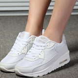 Sneakers Women Vulcanized Shoes Platform Ladies White Red Breathable Flat Lace Up Female Men Basket Femme Plus Size