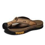Baotou Flip-Flops Flip-Flops Sandals Male Breathable Light Dad Slippers Daily Household Casual Shoes Korean