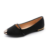Summer Korean Version Of The New Women's Shoes Pointed Flat Shoes Shallow Mouth Single
