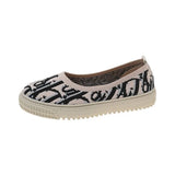 Fisherman Shoes Women's Small Fragrant Spring And Autumn New Korean Version Of Knitted Soft Sole Flying Breathable Single