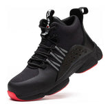 Lightweight Safety Shoes Steel Toe Work Breathable Ankle Boots Work Sneakers Men Shoes Anti-smash Work Boots Plus Size