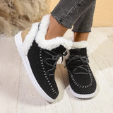 Breakj Snow Boots Women 2025 Winter New Warm And Anti-Slip In Add-On Cotton Boots With Waterproof And Tuff