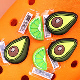 Various Fruit Designer Shoe Charms 5pcs/lot Croc Buckle Accessories Luxury Clog Jewelry Decorations Gift Preferred