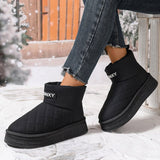 Boots 2025 New Winter Plus Thick Short Boots To Keep Warm Cotton Shoes Wearing Anti-Slip Women's Shoes Bread